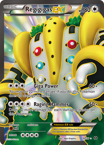 Regigigas EX (99/99) [Black & White: Next Destinies] - The Mythic Store | 24h Order Processing