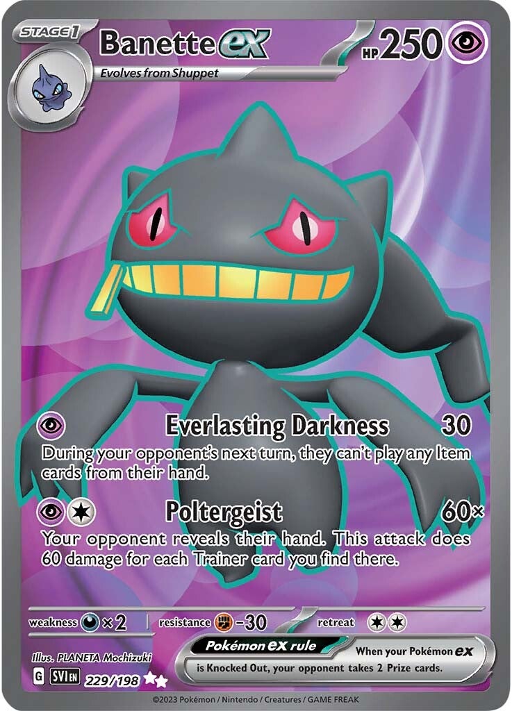 Banette ex (229/198) [Scarlet & Violet: Base Set] - The Mythic Store | 24h Order Processing