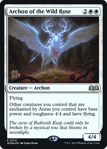 Archon of the Wild Rose [Wilds of Eldraine Prerelease Promos] - The Mythic Store | 24h Order Processing
