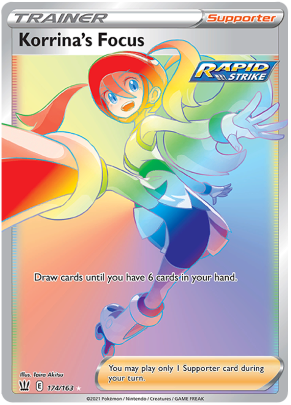 Korrina's Focus (174/163) [Sword & Shield: Battle Styles] - The Mythic Store | 24h Order Processing