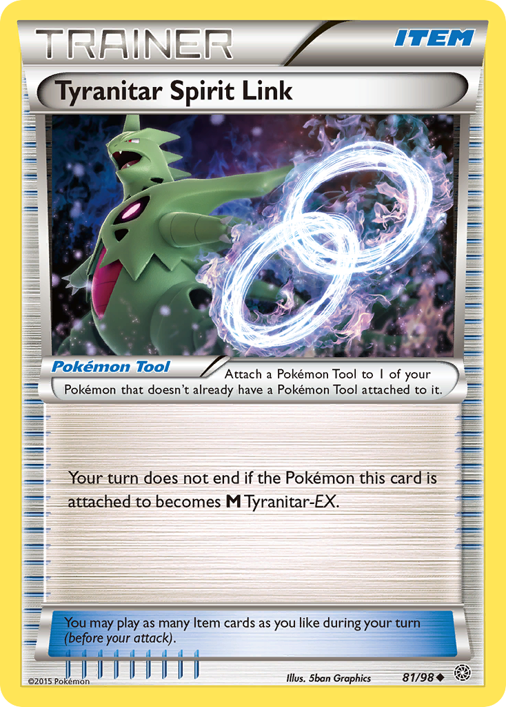Tyranitar Spirit Link (81/98) [XY: Ancient Origins] - The Mythic Store | 24h Order Processing