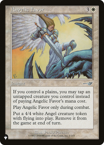 Angelic Favor [The List] - The Mythic Store | 24h Order Processing