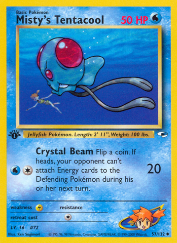 Misty's Tentacool (57/132) [Gym Heroes 1st Edition] - The Mythic Store | 24h Order Processing
