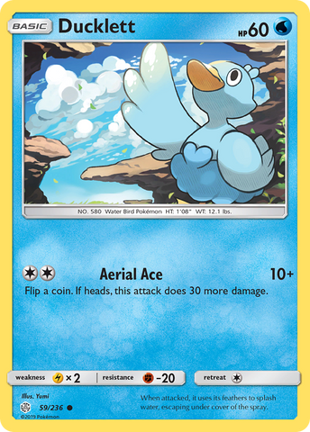Ducklett (59/236) [Sun & Moon: Cosmic Eclipse] - The Mythic Store | 24h Order Processing