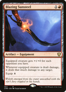 Blazing Sunsteel [Commander Legends] - The Mythic Store | 24h Order Processing