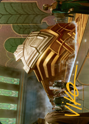 Capenna Express Art Card (Gold-Stamped Signature) [Streets of New Capenna Art Series] - The Mythic Store | 24h Order Processing