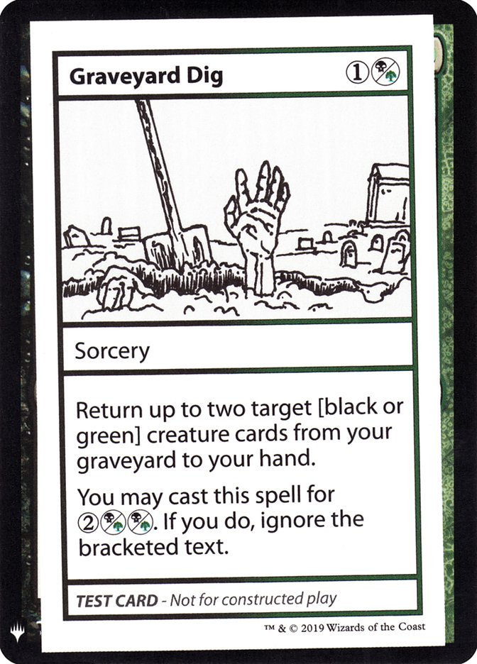 Graveyard Dig [Mystery Booster Playtest Cards] - The Mythic Store | 24h Order Processing