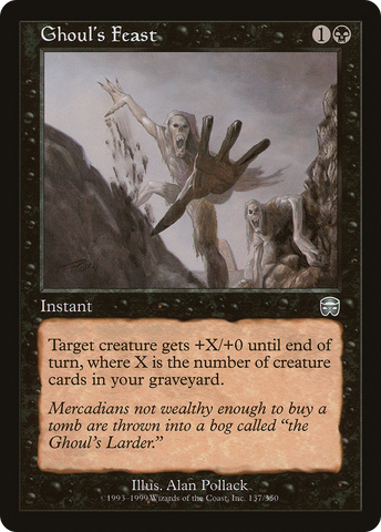 Ghoul's Feast [Mercadian Masques] - The Mythic Store | 24h Order Processing