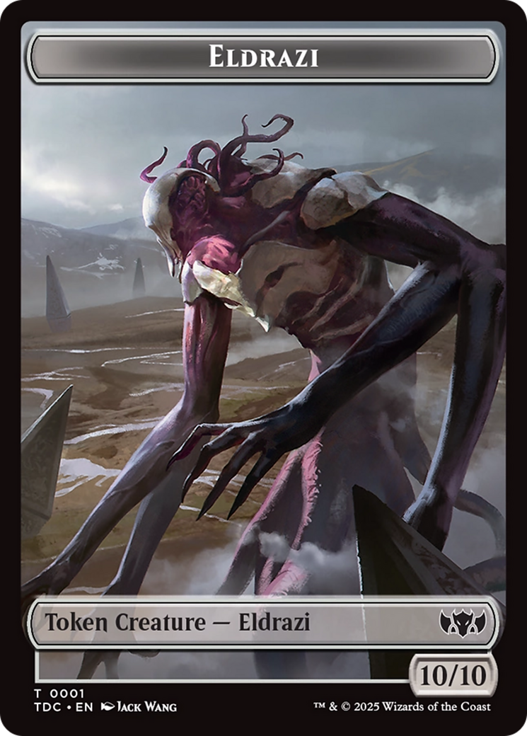 Eldrazi // Citizen Double-Sided Token [Tarkir: Dragonstorm Commander Tokens] - The Mythic Store | 24h Order Processing