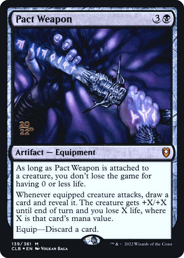 Pact Weapon [Commander Legends: Battle for Baldur's Gate Prerelease Promos] - The Mythic Store | 24h Order Processing