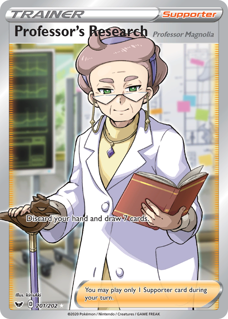 Professor's Research (201/202) (Professor Magnolia) [Sword & Shield: Base Set] - The Mythic Store | 24h Order Processing