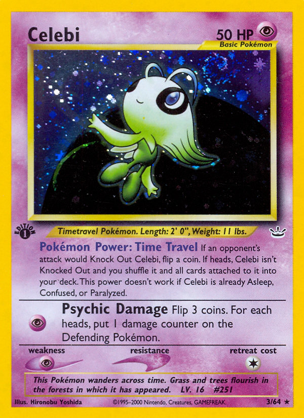 Celebi (3/64) [Neo Revelation 1st Edition] - The Mythic Store | 24h Order Processing