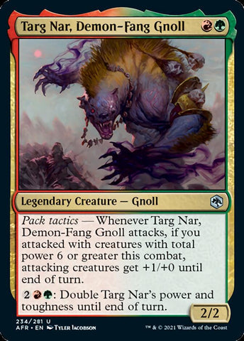 Targ Nar, Demon-Fang Gnoll [Dungeons & Dragons: Adventures in the Forgotten Realms] - The Mythic Store | 24h Order Processing