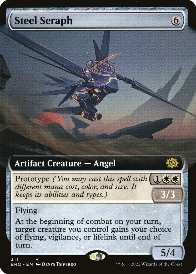 Steel Seraph (Extended Art) [The Brothers' War] - The Mythic Store | 24h Order Processing
