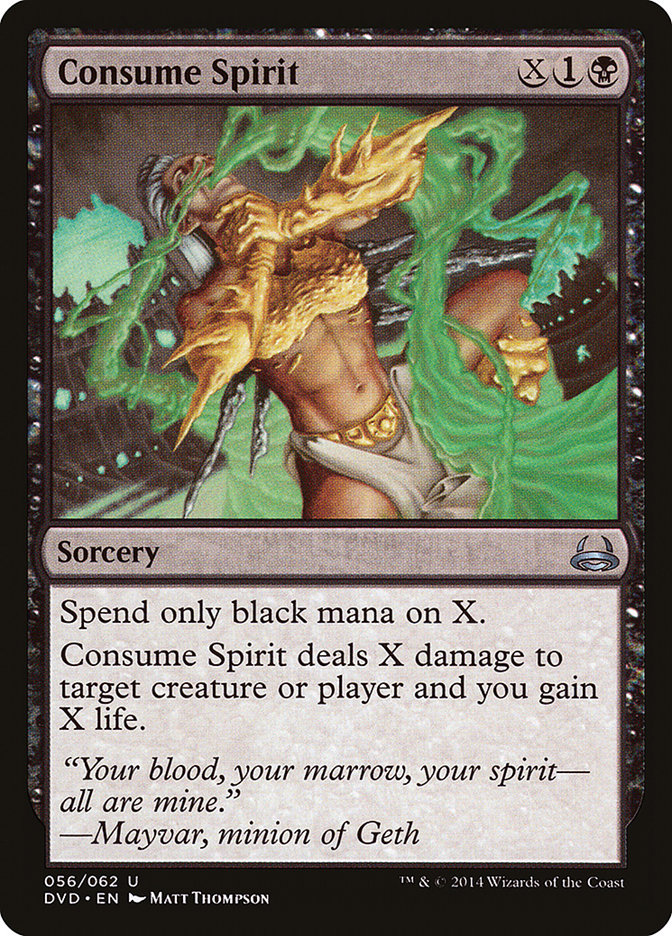 Consume Spirit (Divine vs. Demonic) [Duel Decks Anthology] - The Mythic Store | 24h Order Processing
