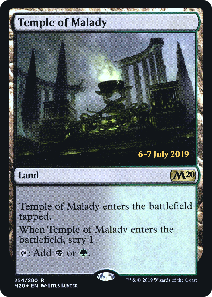 Temple of Malady [Core Set 2020 Prerelease Promos] - The Mythic Store | 24h Order Processing