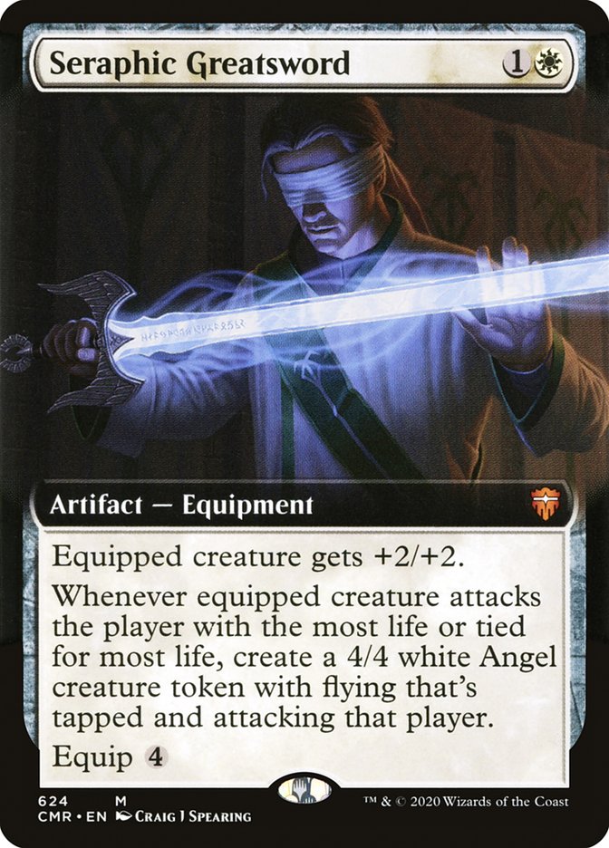 Seraphic Greatsword (Extended Art) [Commander Legends] - The Mythic Store | 24h Order Processing