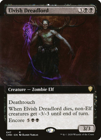Elvish Dreadlord (Extended Art) [Commander Legends] - The Mythic Store | 24h Order Processing