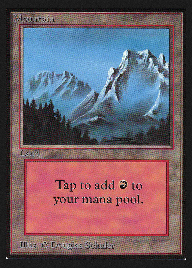 Mountain (Snow Top / Highest Point on Right) [International Collectors' Edition] - The Mythic Store | 24h Order Processing