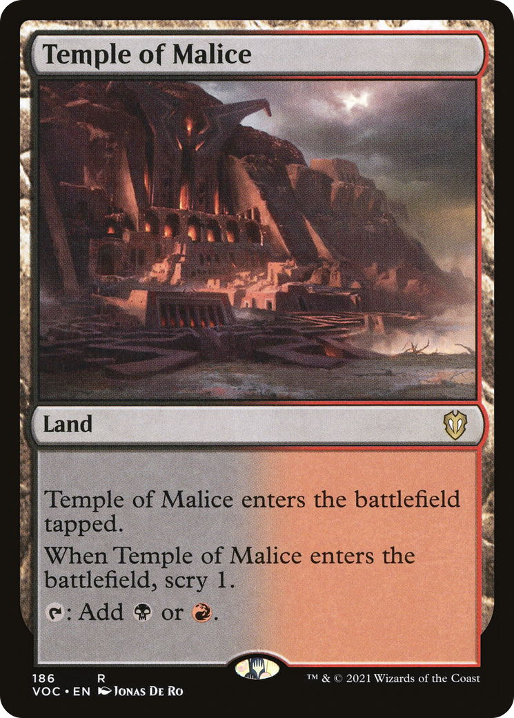 Temple of Malice [Innistrad: Crimson Vow Commander] - The Mythic Store | 24h Order Processing