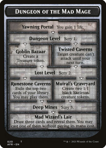 Dungeon of the Mad Mage // Tomb of Annihilation Double-Sided Token [Dungeons & Dragons: Adventures in the Forgotten Realms Tokens] - The Mythic Store | 24h Order Processing