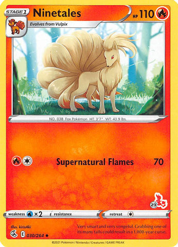 Ninetales (30/264) (Cinderace Stamp #23) [Battle Academy 2022] - The Mythic Store | 24h Order Processing