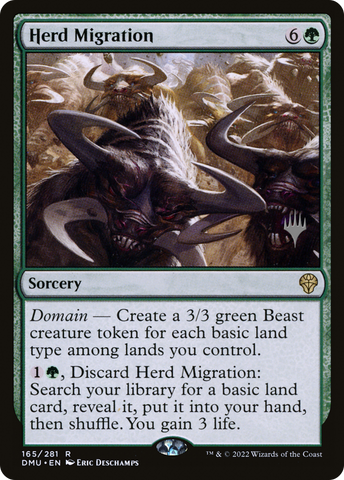 Herd Migration (Promo Pack) [Dominaria United Promos] - The Mythic Store | 24h Order Processing