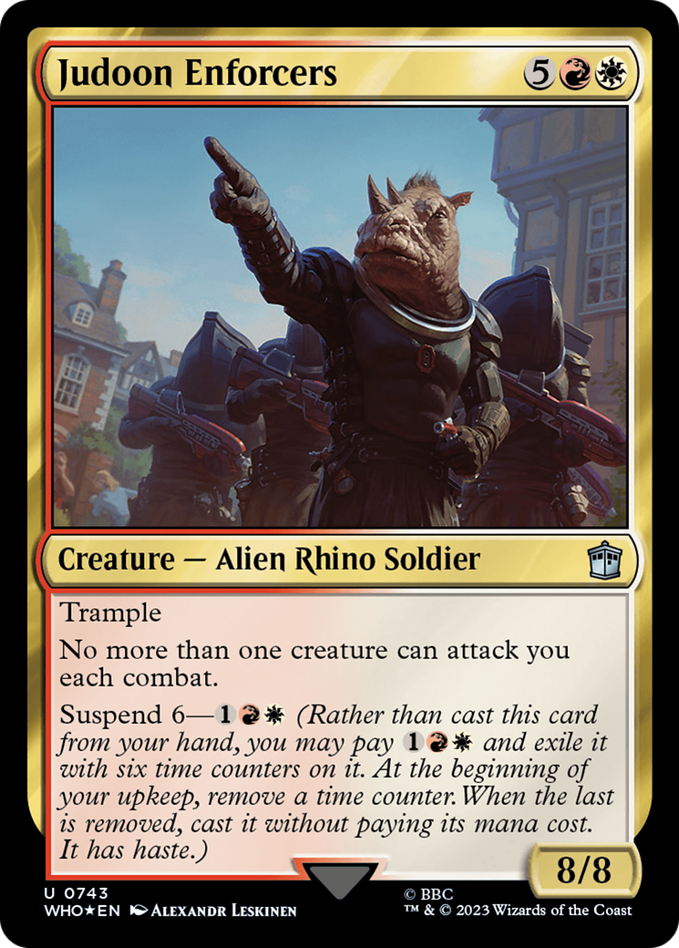 Judoon Enforcers (Surge Foil) [Doctor Who] - The Mythic Store | 24h Order Processing