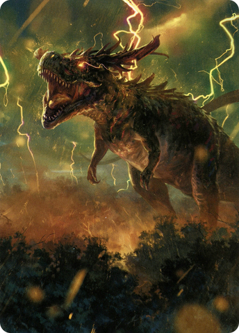 Thrasta, Tempest's Roar Art Card (42) [Modern Horizons 2 Art Series] - The Mythic Store | 24h Order Processing