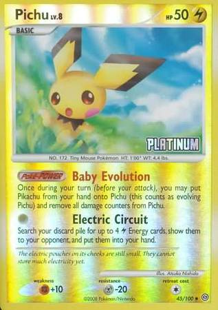 Pichu (45/100) [Burger King Promos: 2009 Collection] - The Mythic Store | 24h Order Processing