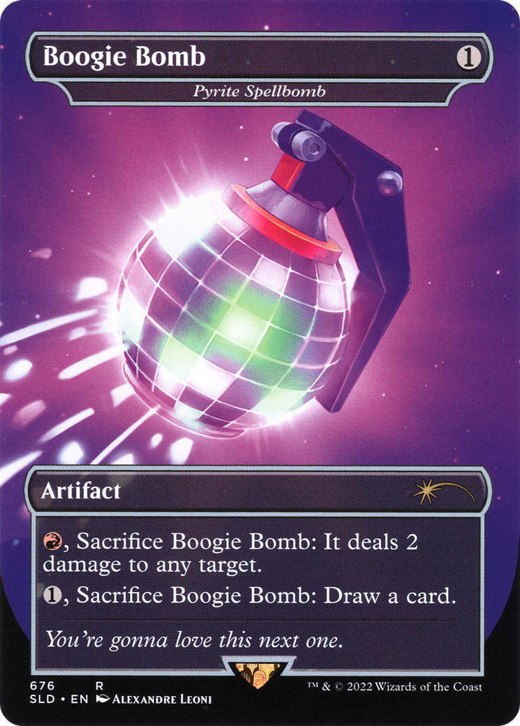 Pyrite Spellbomb - Boogie Bomb (Borderless) [Secret Lair Drop Promos] - The Mythic Store | 24h Order Processing