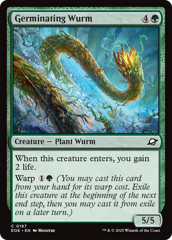 Germinating Wurm [Edge of Eternities] - The Mythic Store | 24h Order Processing