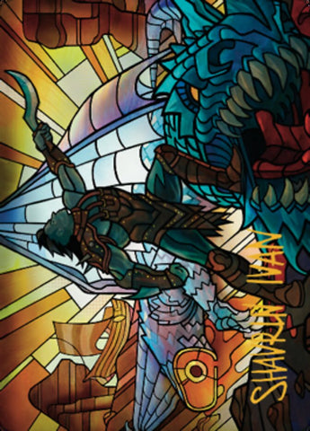 Astor, Bearer of Blades Art Card (Gold-Stamped Signature) [Dominaria United Art Series] - The Mythic Store | 24h Order Processing
