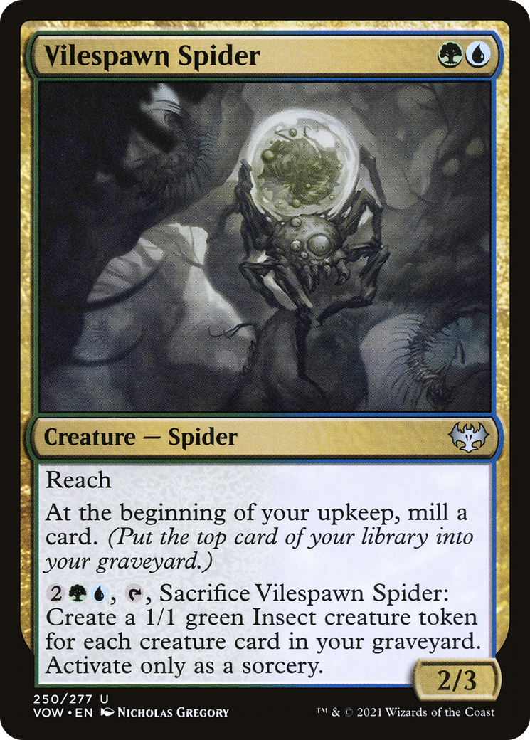 Vilespawn Spider [Innistrad: Crimson Vow] - The Mythic Store | 24h Order Processing