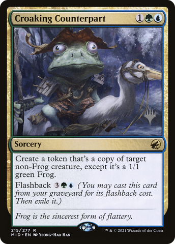 Croaking Counterpart (Promo Pack) [Innistrad: Midnight Hunt Promos] - The Mythic Store | 24h Order Processing