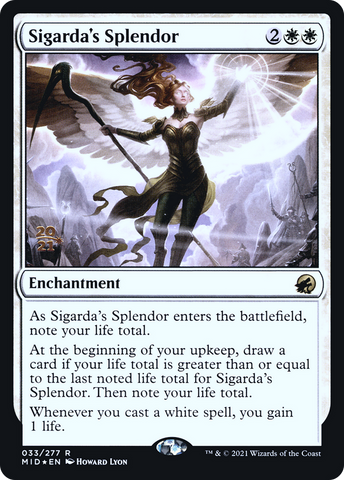 Sigarda's Splendor [Innistrad: Midnight Hunt Prerelease Promos] - The Mythic Store | 24h Order Processing