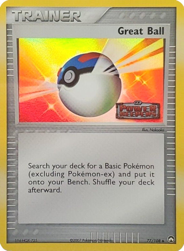 Great Ball (77/108) (Stamped) [EX: Power Keepers] - The Mythic Store | 24h Order Processing