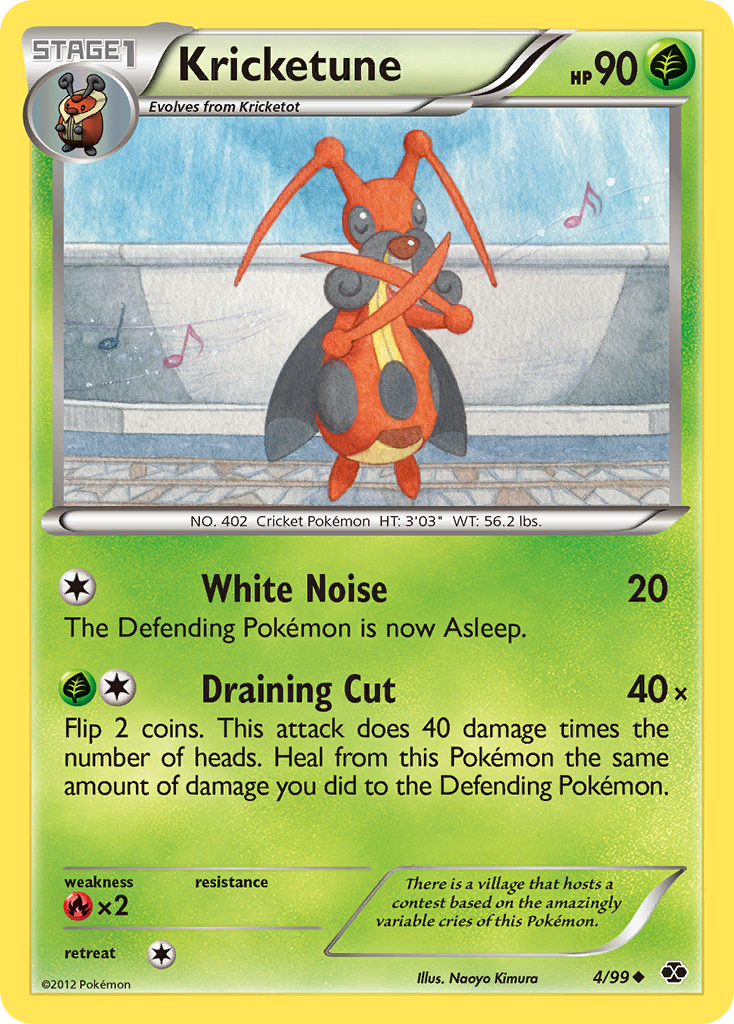 Kricketune (4/99) [Black & White: Next Destinies] - The Mythic Store | 24h Order Processing