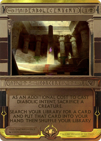 Diabolic Intent (Invocation) [Amonkhet Invocations] - The Mythic Store | 24h Order Processing