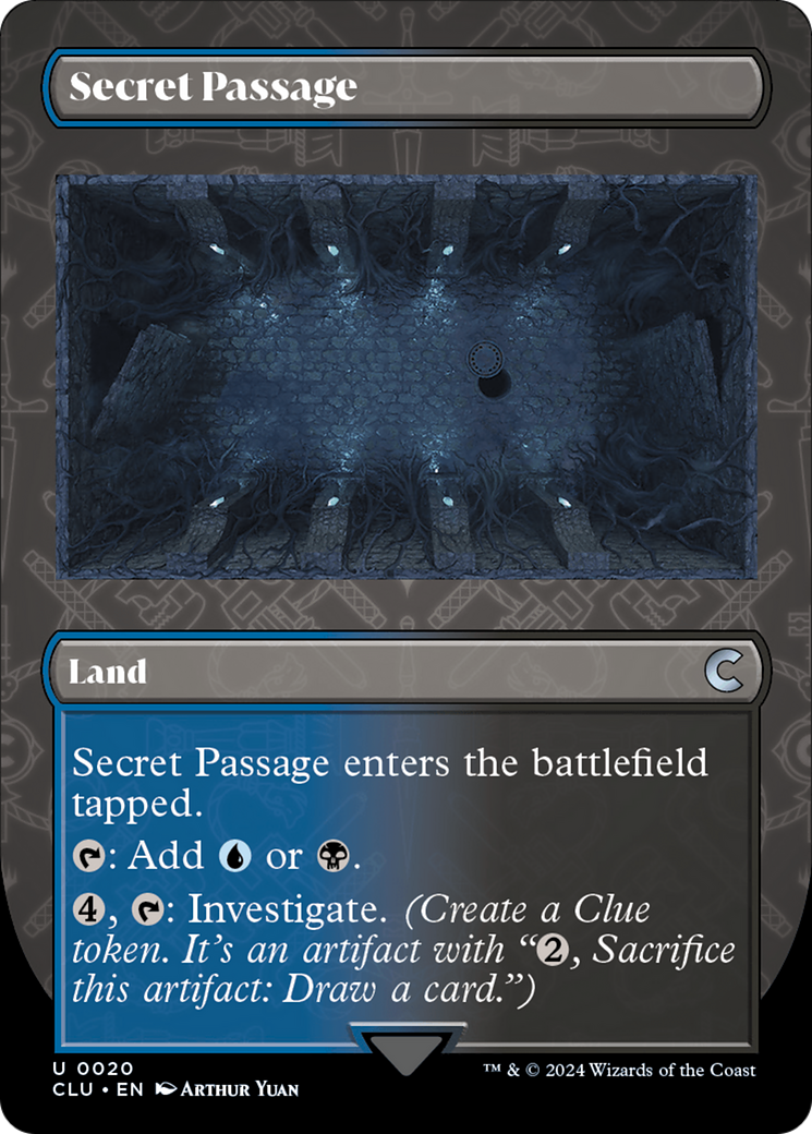Secret Passage (Borderless) [Ravnica: Clue Edition] - The Mythic Store | 24h Order Processing