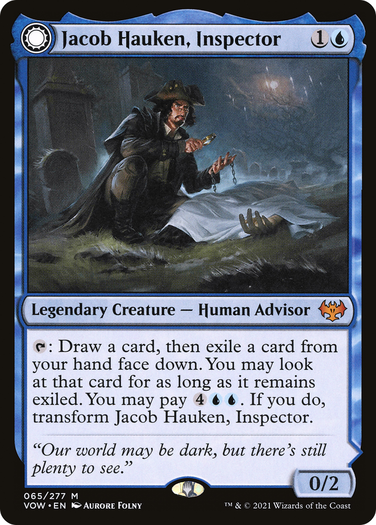 Jacob Hauken, Inspector // Hauken's Insight [Innistrad: Crimson Vow] - The Mythic Store | 24h Order Processing