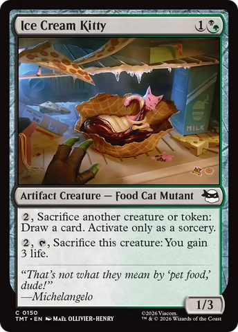 Ice Cream Kitty [Teenage Mutant Ninja Turtles] - The Mythic Store | 24h Order Processing
