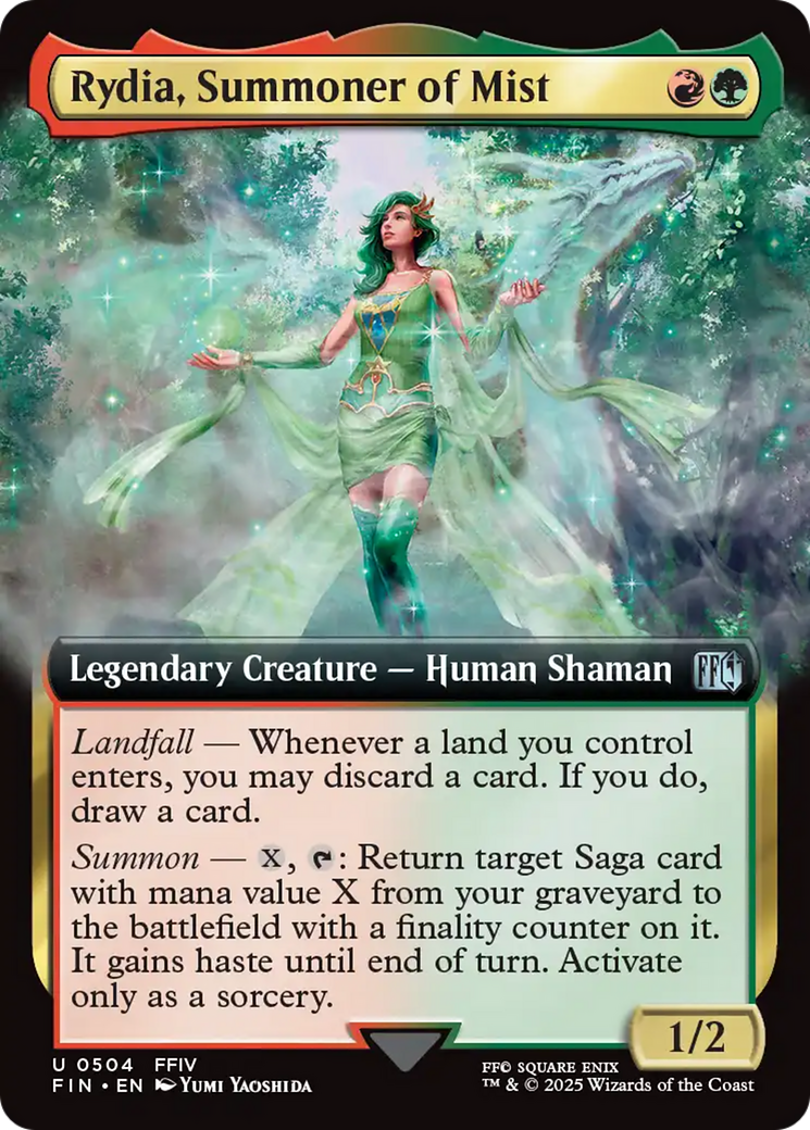 Rydia, Summoner of Mist (Extended Art) [FINAL FANTASY] - The Mythic Store | 24h Order Processing