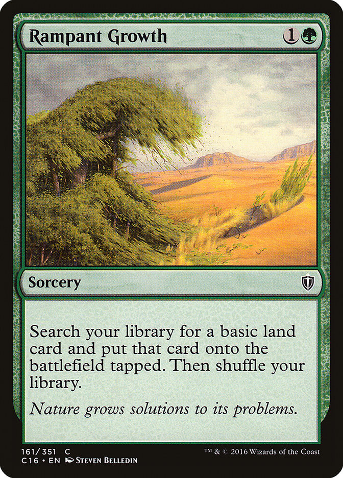 Rampant Growth [Commander 2016] - The Mythic Store | 24h Order Processing