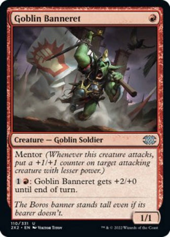 Goblin Banneret [Double Masters 2022] - The Mythic Store | 24h Order Processing