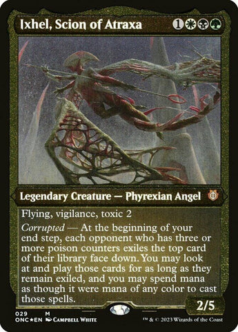 Ixhel, Scion of Atraxa (Foil Etched) (Display Commander) [Phyrexia: All Will Be One Commander] - The Mythic Store | 24h Order Processing