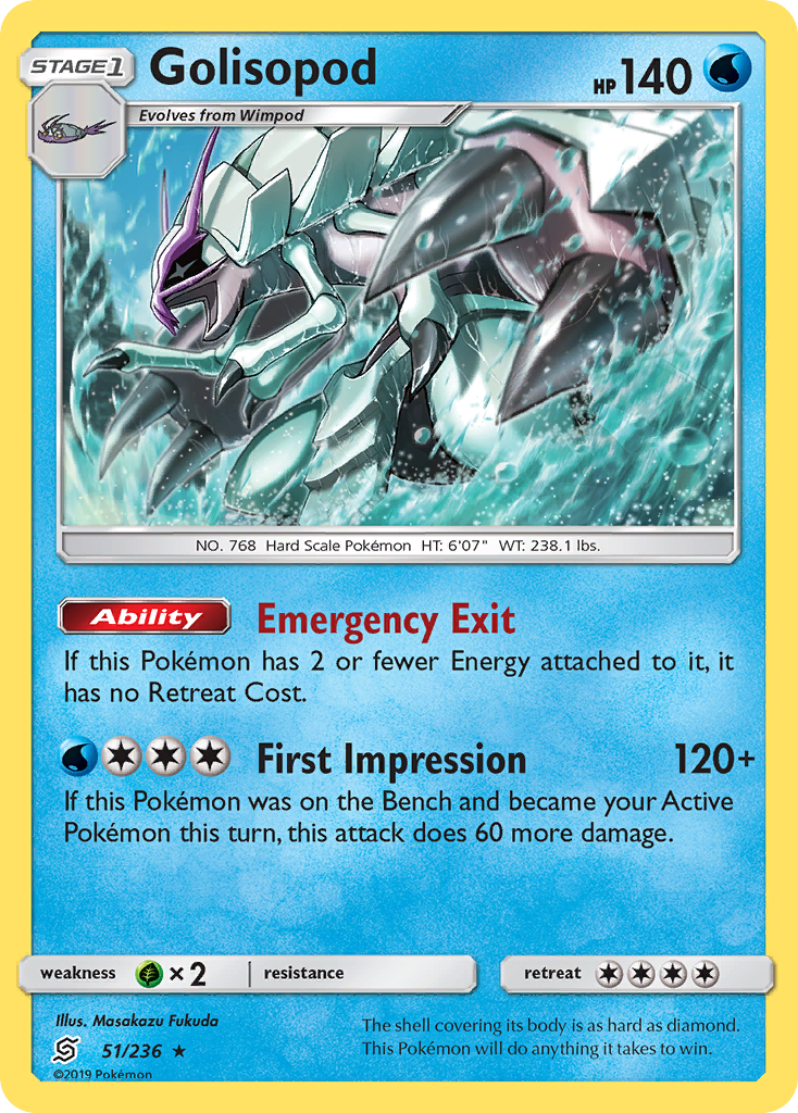 Golisopod (51/236) [Sun & Moon: Unified Minds] - The Mythic Store | 24h Order Processing