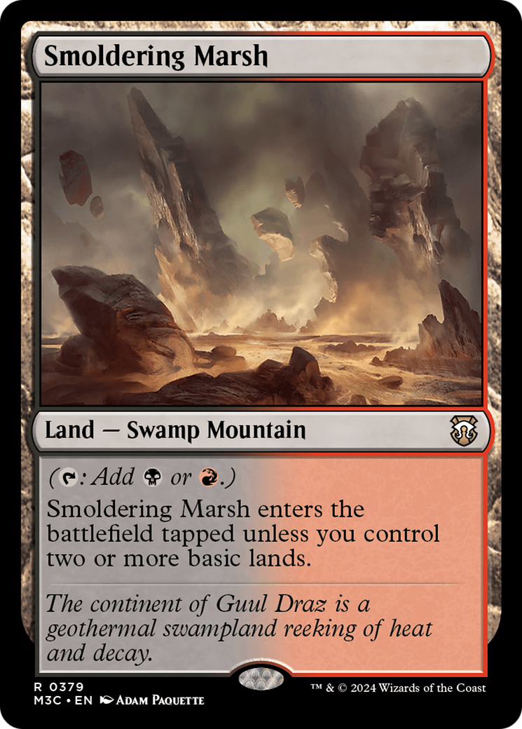 Smoldering Marsh [Modern Horizons 3 Commander] - The Mythic Store | 24h Order Processing