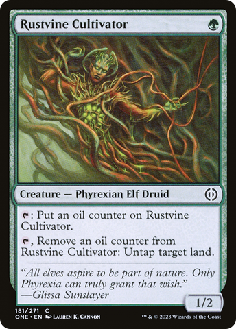 Rustvine Cultivator [Phyrexia: All Will Be One] - The Mythic Store | 24h Order Processing