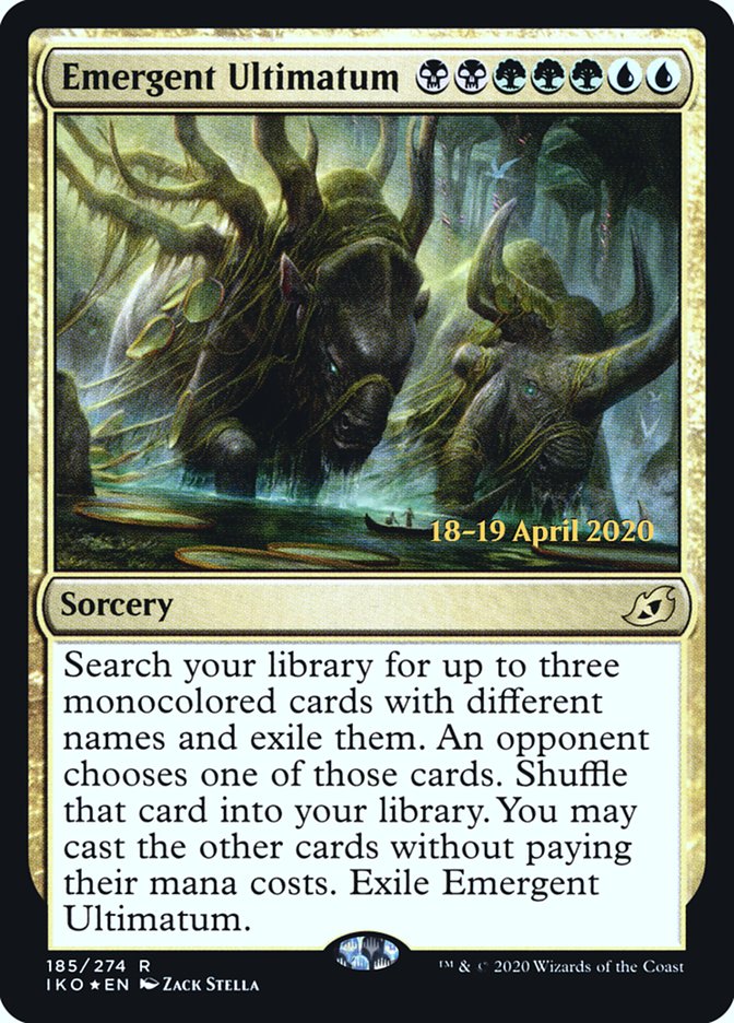Emergent Ultimatum [Ikoria: Lair of Behemoths Prerelease Promos] - The Mythic Store | 24h Order Processing